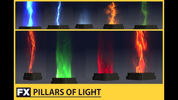 FX Pillars of light Unity