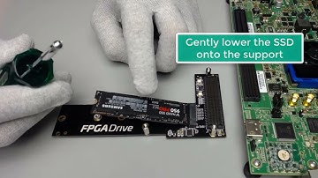 Installing an M.2 SSD on the FPGA Drive FMC