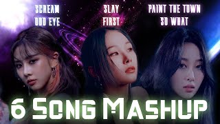 Everglow X Loona X Dreamcatcher Slay X Paint The Town X Scream Mashup Ft. Stray Kids & Nick