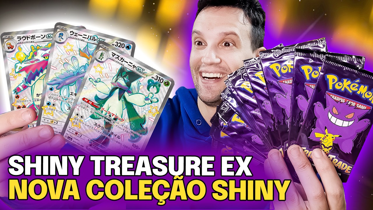 SHINY TEASURE! A NOVA COLEÇÃO DE CARTAS POKEMON SHINY | CAPITÃO HUNTER TCG