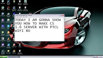 how to make cs 1.6 server with ptcl wifi router