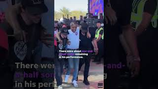 Kid Cudi Breaks Foot After Jumping From Stage During Coachella Act #Shorts