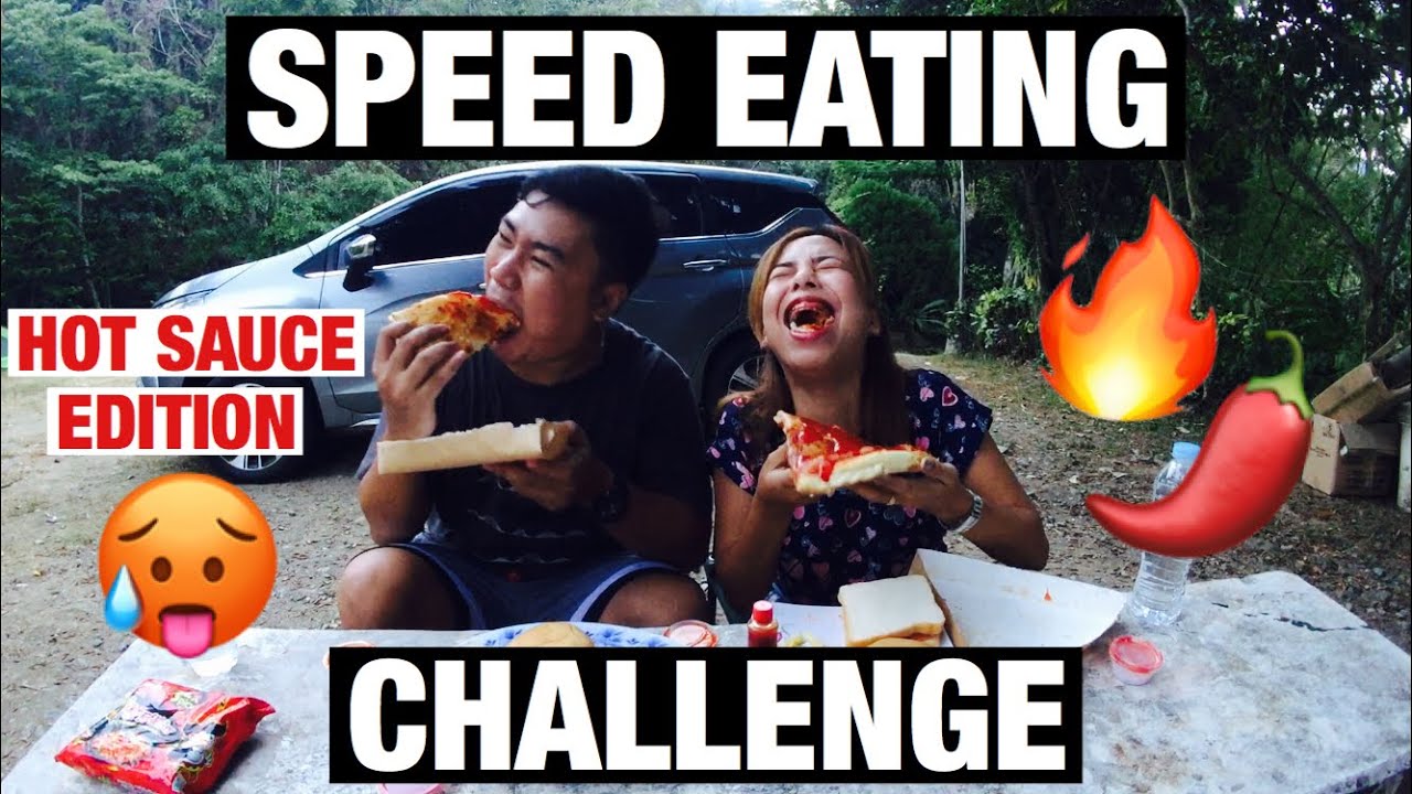 SPEED EATING CHALLENGE HOT SAUCE EDITION Don’t Try This Guys YouTube