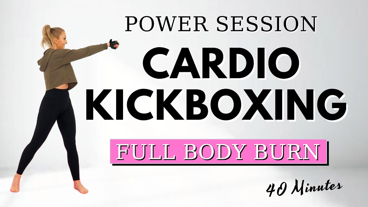 🔥CARDIO KICKBOXING for FAT BURN & WEIGHT LOSS🔥ALL STANDING🔥NO JUMPING🔥NO REPEAT🔥POWER SESSION🔥