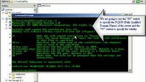 How to Install a Self Signed Certificate in IIS6 - Using Sel