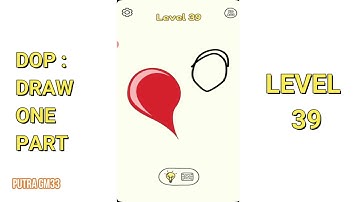 DOP: Draw One Part level 39 Walkthrough Solutions