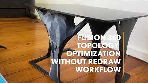 TUTORIAL: Fusion 360 Topology Optimization 3d Print without redrawing result - C4d Workflow Solution