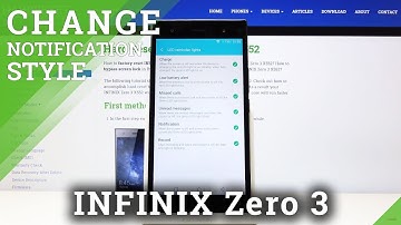 How to Turn On LED Notifications in INFINIX Zero 3 – Customize Notification Status