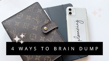 4 Ways to Brain Dump // How I keep track of the tasks and ideas that pop up throughout the day