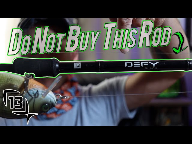 Do Not Buy the 13 Fishing Defy Black Swimbait Rod! (Brutally Honest Review)  