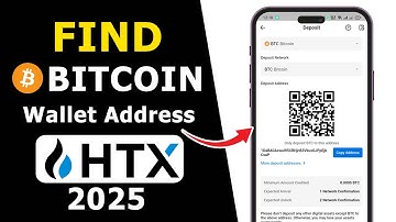 How to Find Bitcoin Wallet Address on HTX with QR Code | 2025 Updated