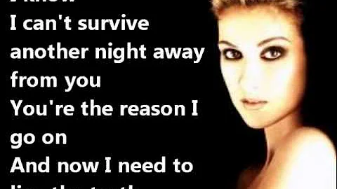 Celine Dion - I SURRENDER+LYRICS