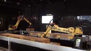 Video: Improve Robot Cycle Time -- FANUC's Patented "Learning" Software in a Robotic Palletizing Operation