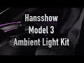 Hansshow Ambient Light v3 Install Guide [Tesla Model 3]