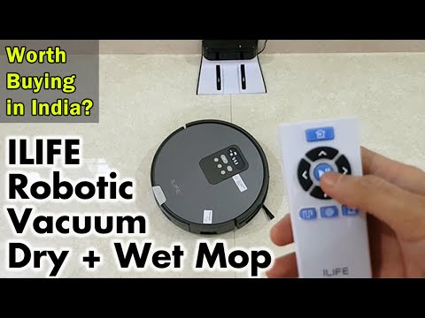 ILIFE Robotic Vacuum Cleaner with Mop Review | V80 V8S | Unboxing Demo Features | Long Term Usage