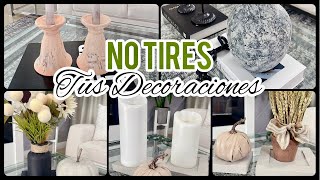 COMO TRANSFORMAR TUS DECORACIONES VIEJAS // DIY EFECTOS  comorestaurartusdecoraciones