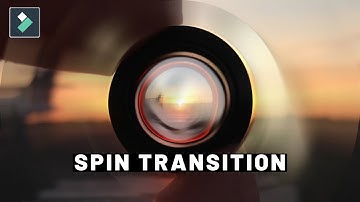 (Filmora 11): Spin Transition Effect
