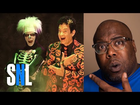 Haunted Elevator ft (David S. Pumpkins) | SNL