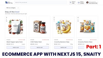 Build an E-Commerce App with Next.js 15 | Full-Stack Tutorial: Sanity, Clerk, Zustand & Stripe