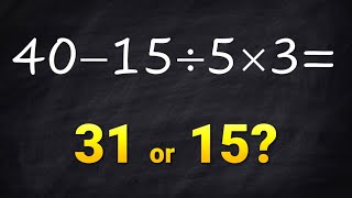 Who Solved It Right? Order Of Operations Challenge