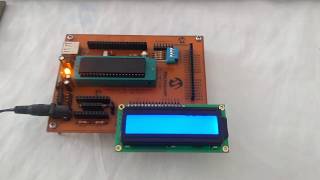 12. Ejemplo 1 LCD 16X2 en PIC C Compiler - PIC18F4550