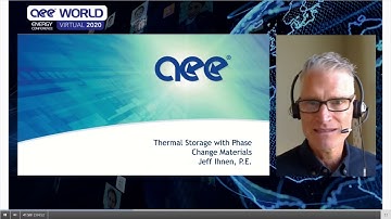 AEE World Energy Conference Presentation: Thermal Energy Storage with Phase Change Materials