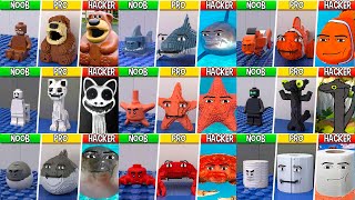 LEGO ALL Characters in Oceanic Gegagedigedagedago, MEME, PP (MEGA COLLECTION №5): Noob, Pro, HACKER!