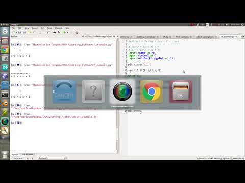 Python Help - Transfer Functions
