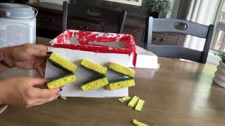 Easy DIY Sponge Paint Accent Wall