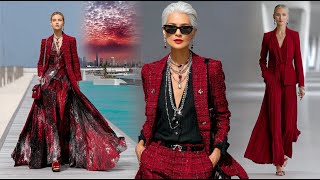 Download Lagu Elegant Chanel Winter 2025 — Bold Winterberry Red \u0026 Timeless Classic Refinement MP3