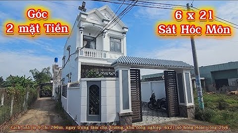 ĐẸP - HIẾM : Góc 2 mặt tiền đường 6x21. Ngay Trung Tâm Mỹ Hạnh Bắc giáp Cầu Lớn Hóc Môn