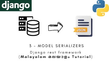 Django Rest Framework | MALAYALAM TUTORIAL | 3 - Model Serializers | Python Web Framework