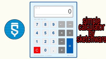 Simple calculator making in sketchware