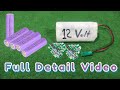How to make 12 volt Lithium ion battery । BMS wiring । BMS conection A2Z EXPERIMENT