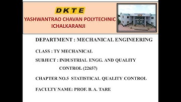 Chapter no 5 Lecture no 1 Meaning of Statistical Quality Control , Variable Data Attribute Data