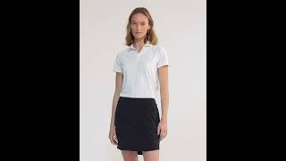RLX Ralph Lauren Women's Tour Performance Golf Shirt - Pure White