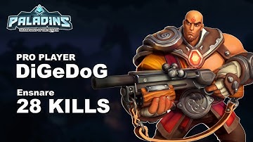 DiGeDoG Buck 28 KILLS!! Paladins Pro (NiP) Ranked Gameplay 1440p High Quality Video
