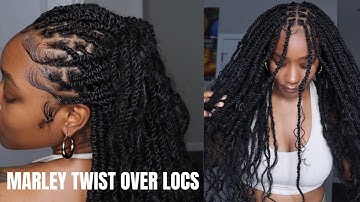 Ultimate Boho Marley Twist Over Locs Tutorial for Beginners