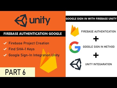 Firebase Google Sign In Unity Tutorial | Google Firebase User Authentication Unity