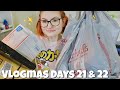 christmas present haul 🎁 | vlogmas days 21 & 22 | 2020 |