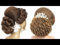 2 Wedding hairstyles for long hair || Bun hairstyles   ||  Hair style girl || Hairstyles tutorial