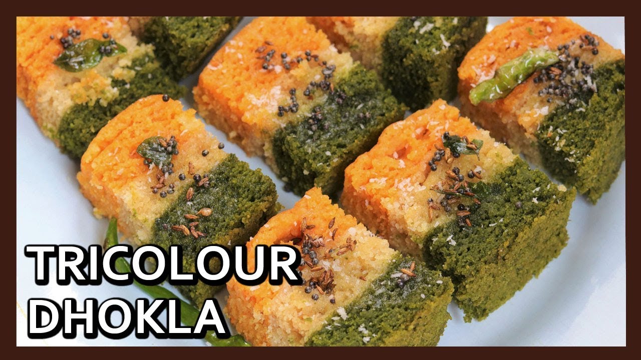 Tricolour Dhokla | Tiranga Rava Dhokla | Independence Day Special Recipe | Healthy Kadai