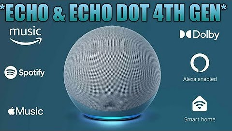 AMAZON ECHO & ECHO DOT 4TH GEN ALEXA SMART BLUETOOTH SPEAKER REVIEW