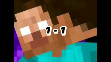 Steve(creative mode) vs herobrine(all forms)