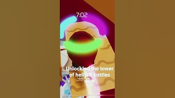 Unlocking the tower of hell RB battles door! #roblox #gaming #towerofhell #shorts #rbbattles
