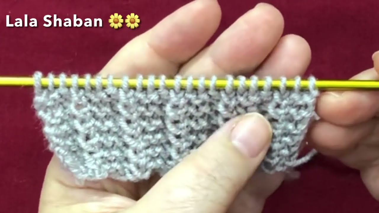 غرزة تريكو السطر الواحد بلوزات جيبة فستان بنات شال مستطيل