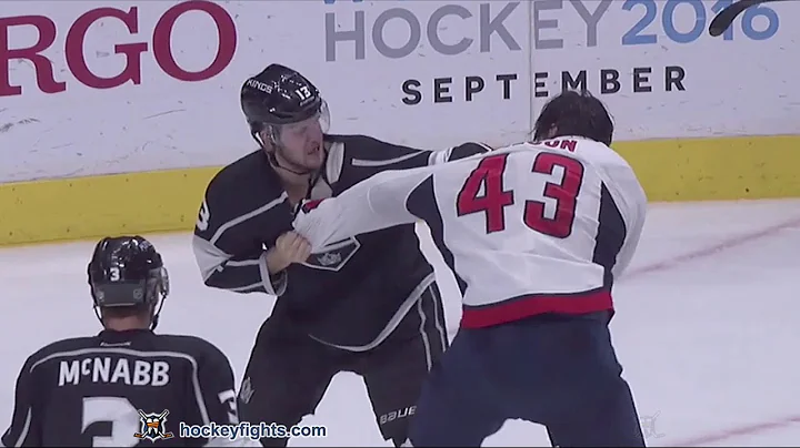 Tom Wilson vs Kyle Clifford Mar 9, 2016