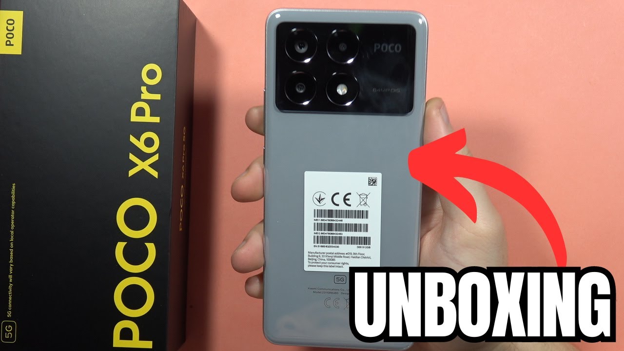 POCO X6 Pro - Unboxing & Overview of Phone Inputs, Design