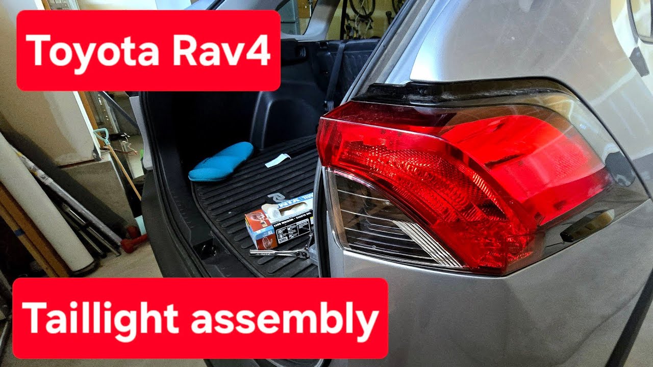Outer Tail Light For 2019-2025 Toyota RAV4 Hybrid - Left Or Right Side, Red Lens, Direct Replacement