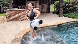 BEFORE She Went All IN...  Is PAXCESS the BEST POOL VACUUM?  Amazon Review [DIY POOL CLEANER]
